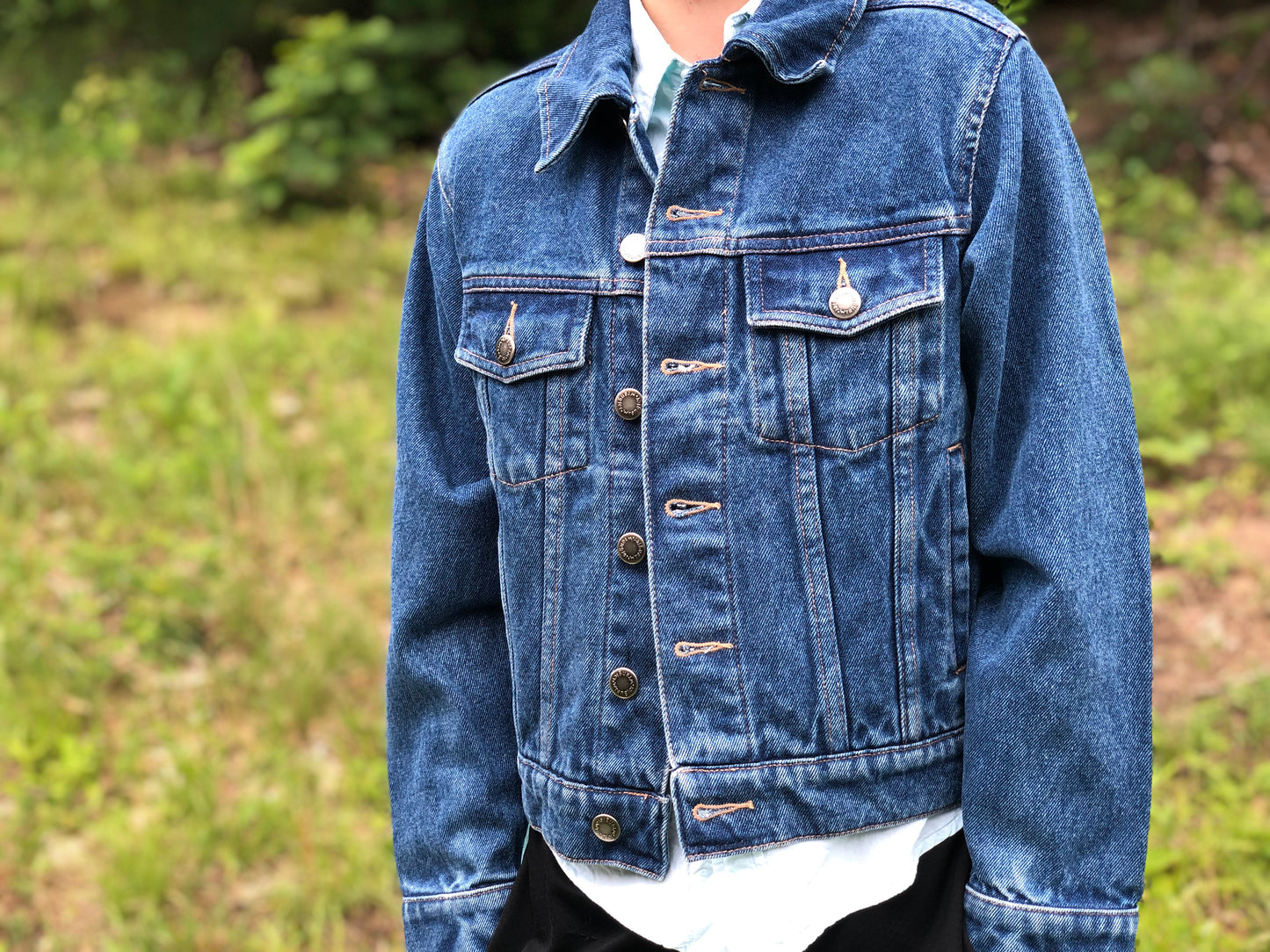 Brown Bear Denim Jacket ~ 8/10