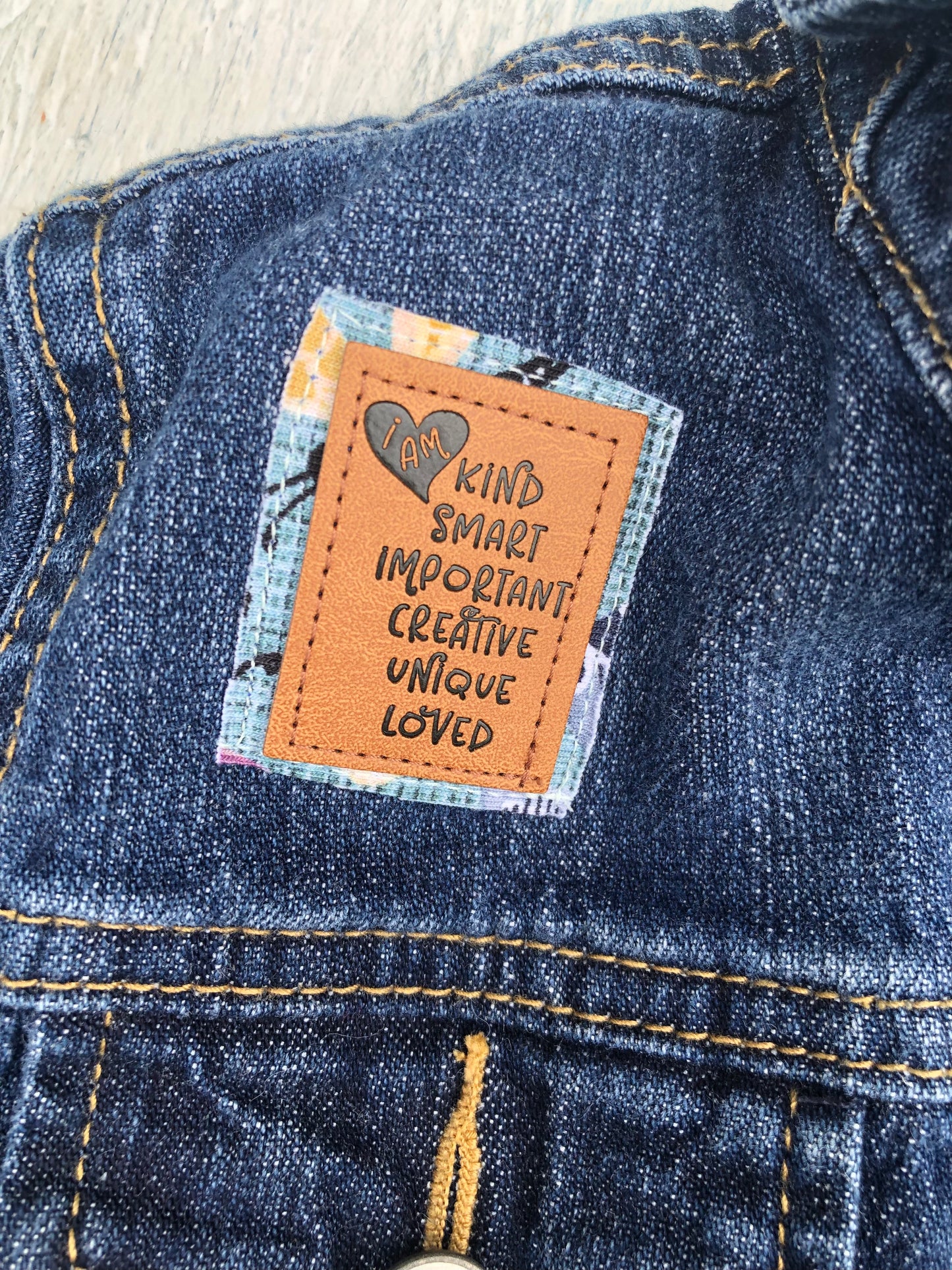Butterfly/Moth Girl Denim Jacket 4/5