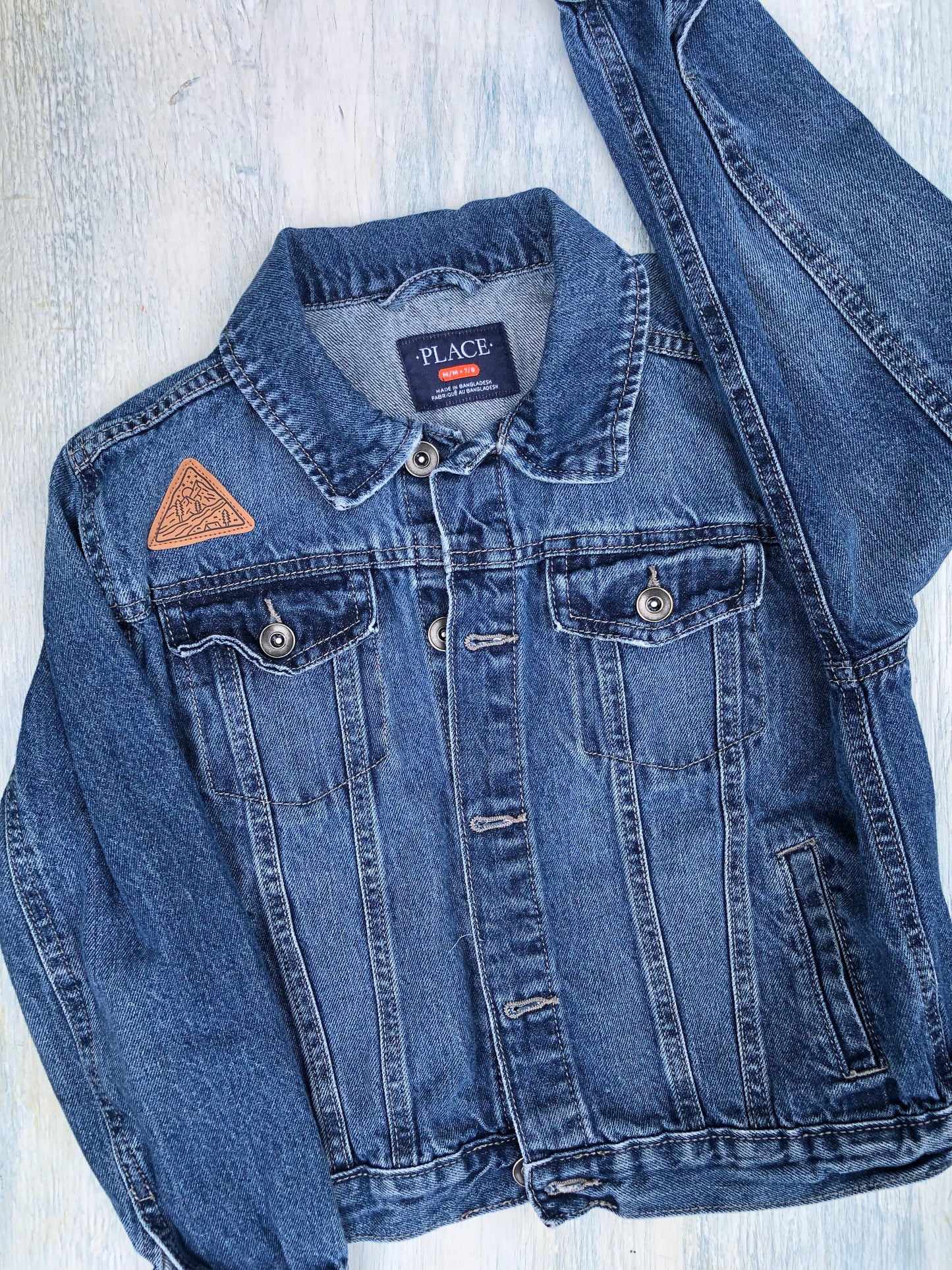 Fishing Denim Jacket Size 7/8