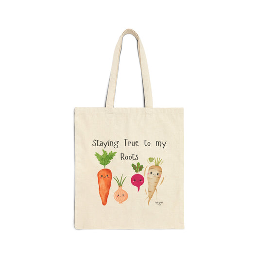 Staying True to my Roots Canvas bag