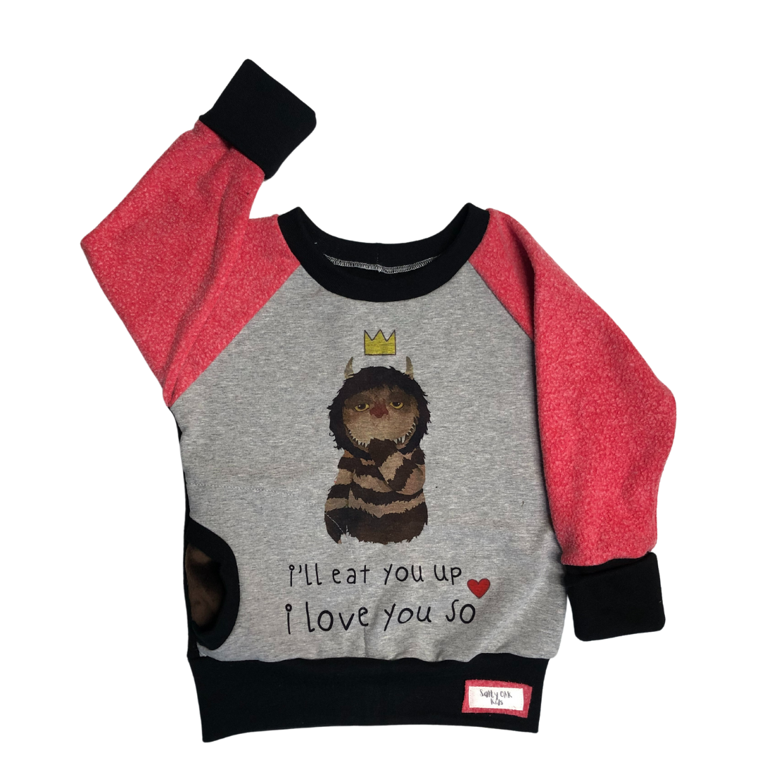 I'll Eat You Up- Wild Things Crewneck 1-3