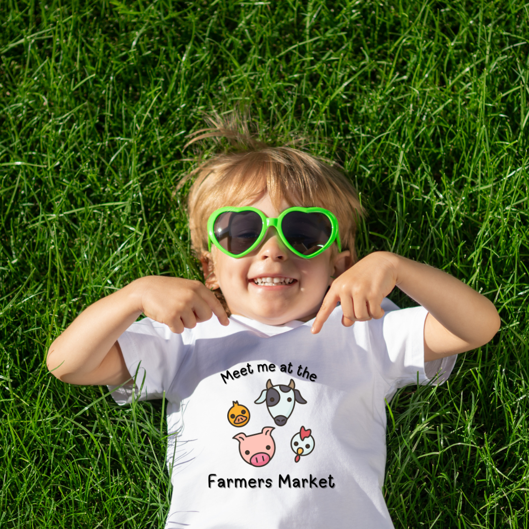 Meet me at the Farmers Market (Farm Animals) T-shirt