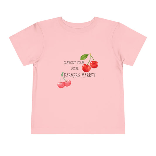 Support your local Farmers Market (Cherries) T-shirt