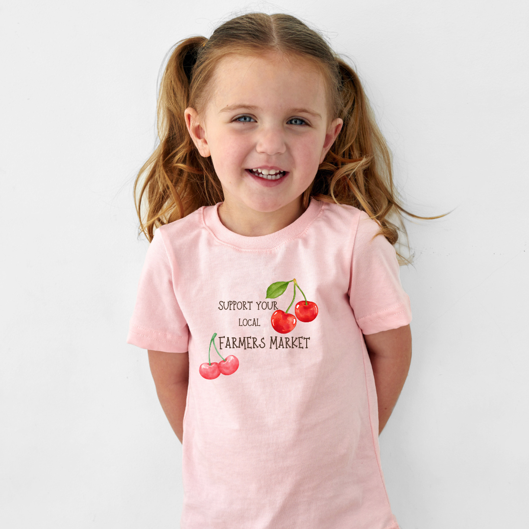 Support your local Farmers Market (Cherries) T-shirt