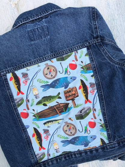 Fishing Denim Jacket Size 7/8