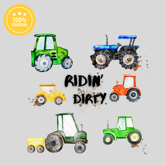 Ridin' Dirty (Tractors)  T-Shirt