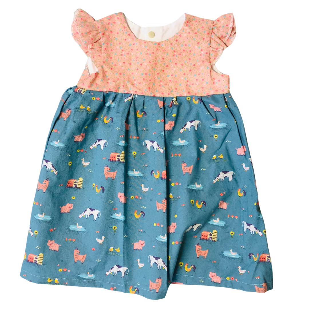 Ruffles/Farm Dress ~ 12-18 months