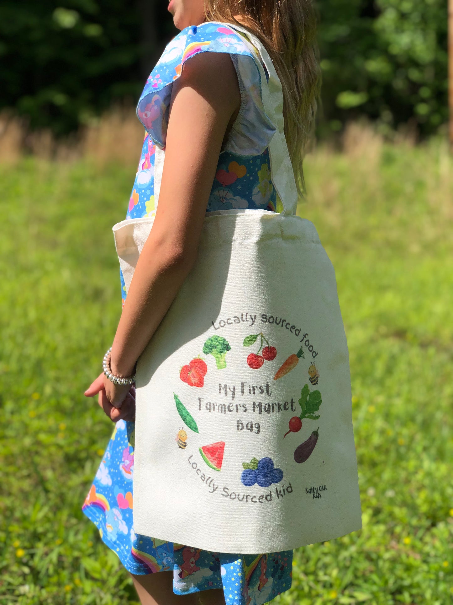 Locally Sourced Food for a Locally Sourced Kid Canvas bag